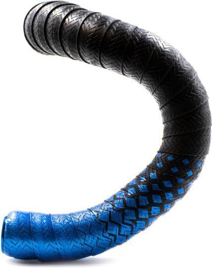 Bleu, blue/black tape