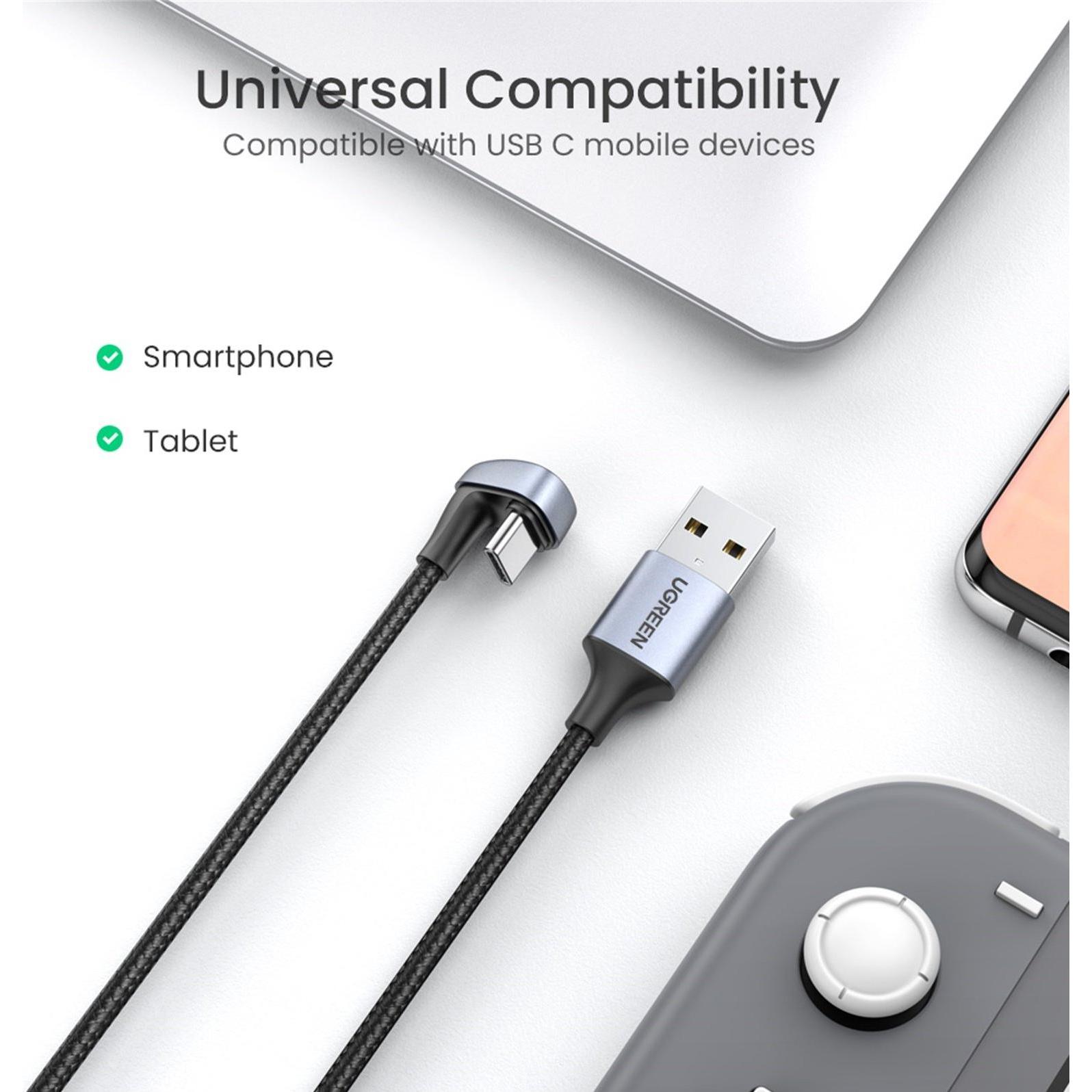 Thumbnail - Ugreen USB C – USB A (2 m, USB 2.0), USB Kabel
