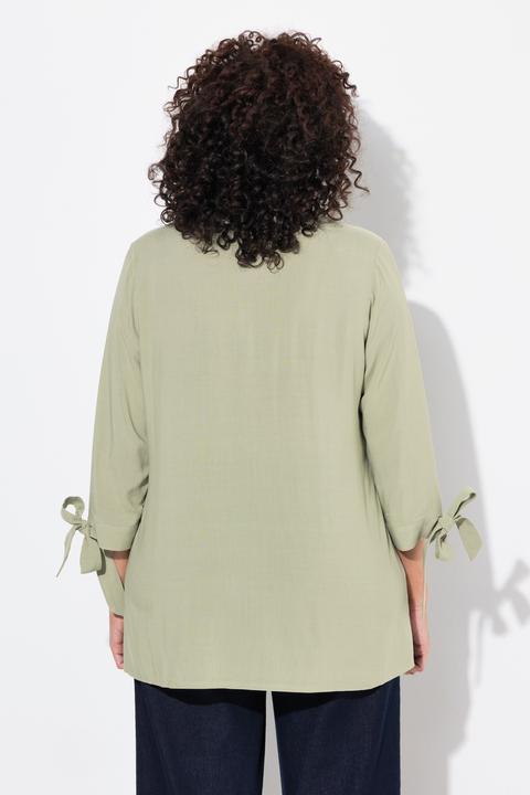 Produktbild Ulla Popken Bluse, Ärmelschleife, A-Linie, 3/4-Arm (58)