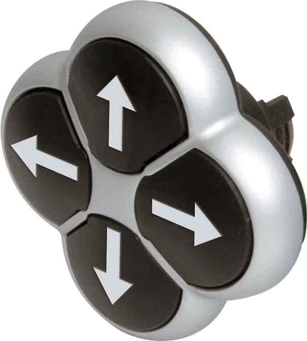 Produktbild Eaton Pushbutton 4-Way Operator Black Buttons