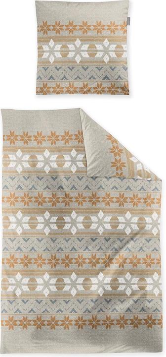 Produktbild Irisette Feinbiber Bettwäsche Panda 8621 natur (Bettwäsche Set, 135x200 cm + 80x80 cm)