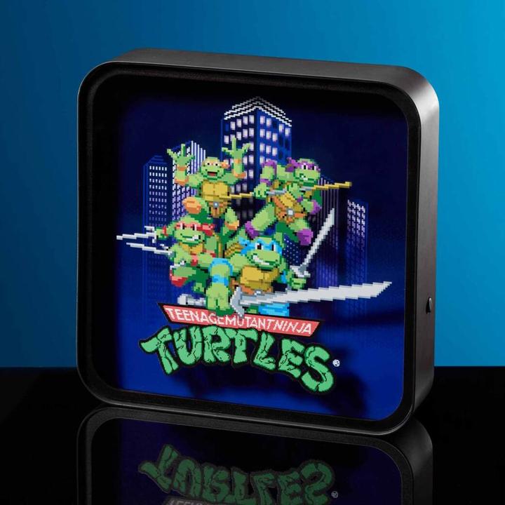Actual product image Numskull Official Teenage Mutant Ninja Turtles plexiglass table lamp / wall lamp