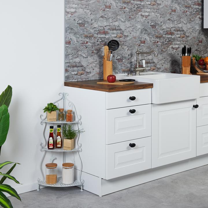 Actual product image Relaxdays Corner shelf