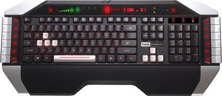 Saitek Cyborg gaming keyboard, German layout (DE, Cable)