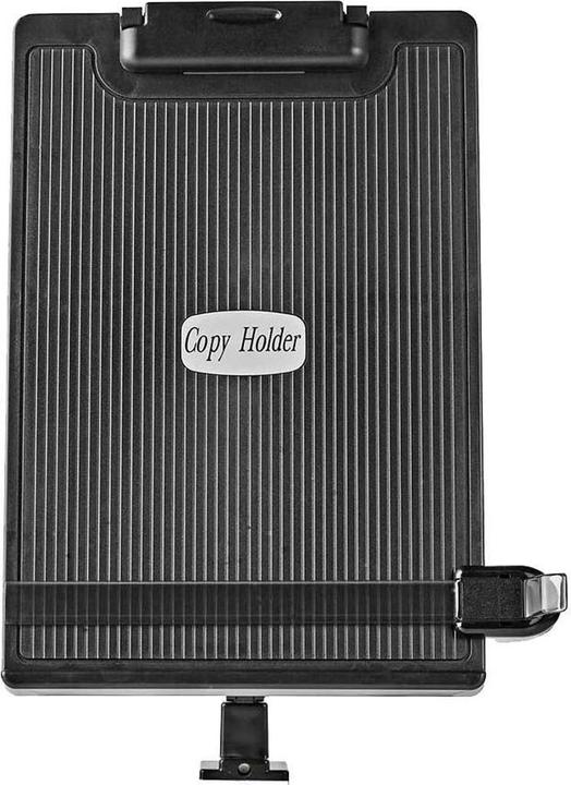 Immagine prodotto Nedis Portadocumenti Portadocumenti Ergonomico Portadocumenti Completamente Mobile da Scrivania Nero (1x)