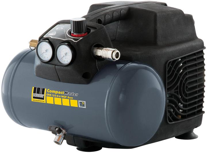 Schneider Druckluft Compressore da 6 litri CPM 155-8-6 WOF Base (6 l, 8 bar)