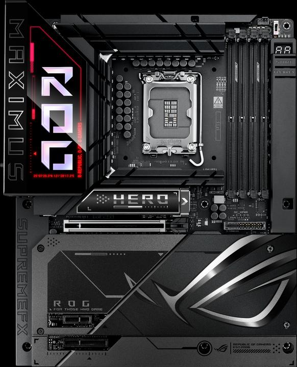 Produktbild ASUS Rog Maximus Z890 Hero Btf (LGA 1851, Intel Z890, ATX)