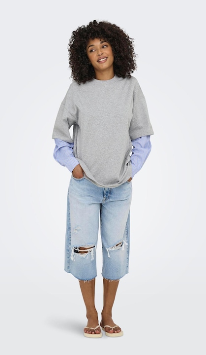 Actual product image Only Loose fit round neck top top (S)