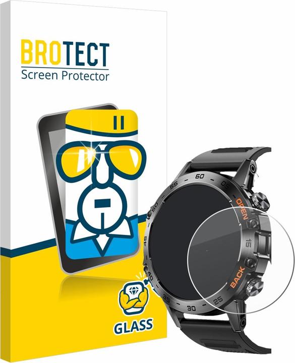 Produktbild BROTECT Panzerglas Hartglas Displayschutz (Smartwatch 1.39")