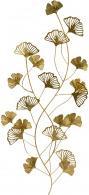 IKO Modern metal wall decoration "branches with leaves