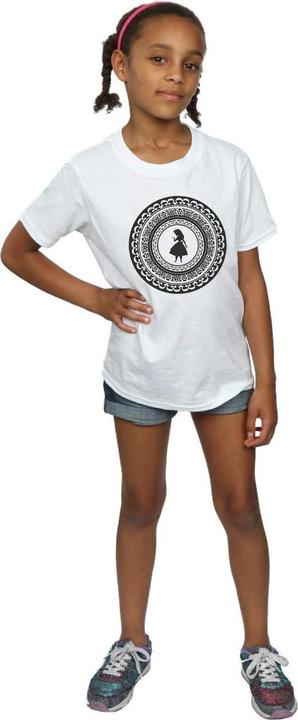 Produktbild Disney Mädchen Alice im Wunderland Kreis TShirt aus Baumwolle (128)