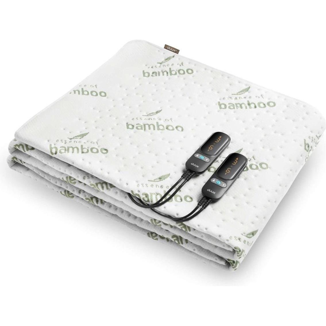 Duux, Coperta termica, Snooze Bamboo Elektrisch Onderdeken – 6 standen – 140x200 cm (200 x 140 cm)
