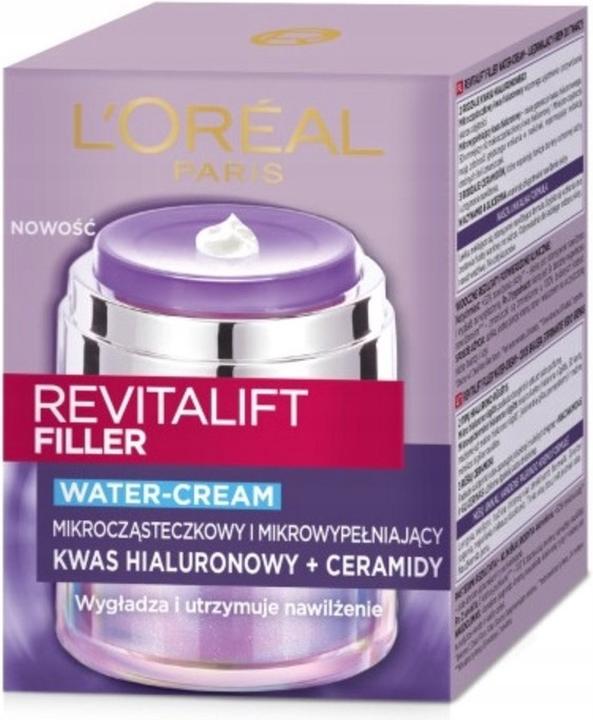 L'Oréal Paris L'OREAL Paris Revitalift Filler Watercream ujędrniający krem do twarzy 50ml (Körpercreme, 50 ml)