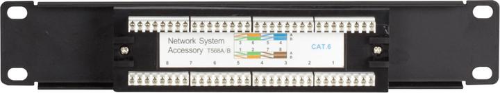 Produktbild DS-IT Patchpanel 10”, 8-fach UTP Patchpanel CAT 6