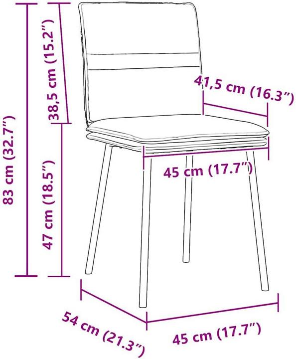 Image du produit vidaXL Esszimmerstuhl