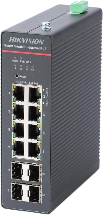 Actual product image Hikvision 8 Port Gigabit Smart Managed (8 ports)