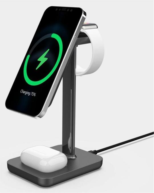 Produktbild eSTUFF 3in1 Magnetic Wireless Charger (15 W)