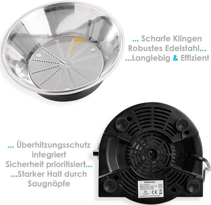 Immagine prodotto Kesser Spremiagrumi per frutta e verdura (argento/nero)