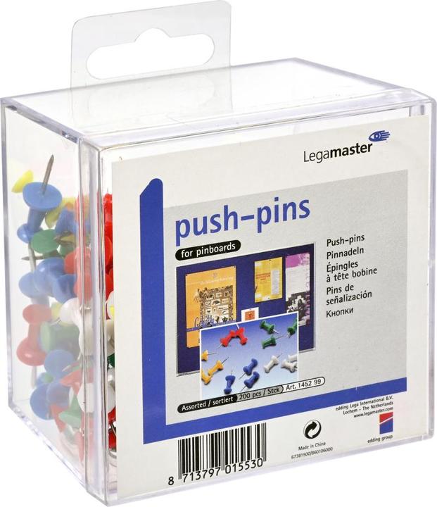 Image du produit Legamaster Pin blanc, 50 pièces (200 pièce(s), 80 mm)