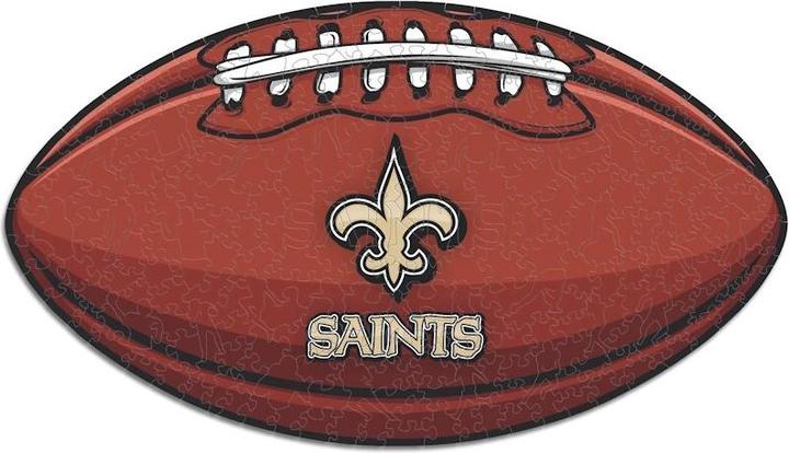 Image du produit Iconic NFL - New Orleans Saints– Football avec Logo - Puzzle en bois Taille L (500 pièces) (500 pièces)