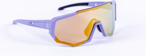 Actual product image Coast Optics Nita sports glasses Alpen purple with Gold Sun and clear lens (Alps purple, Gold Sun, Lucid)