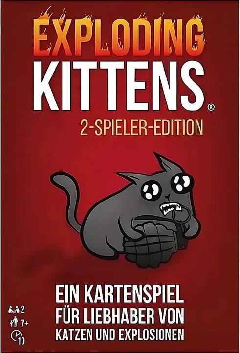 Actual product image Exploding Kittens 2-player edition (German, 2 Players)