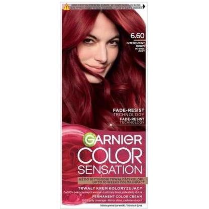 Garnier, Tinta, Color Sensation Creme farba do włosów 6.60 Intensywny Rubin (6,60 Rubino intenso)