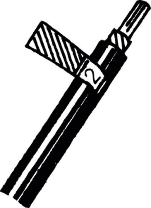 Actual product image Tru Components Printed adhesive markers