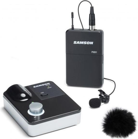 Samson XPDm Lavalier Wireless System with windscreen