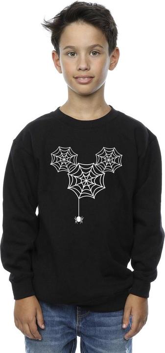 Actual product image Disney Boys Mickey Mouse Spider Web Head Sweatshirt (140, 146)