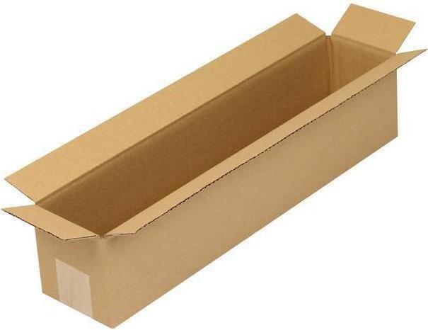 Image du produit Transpak Carton pliable 1 cannelure dimensions 500x100x100mm qualité 1.20 B marron marron (25 x)