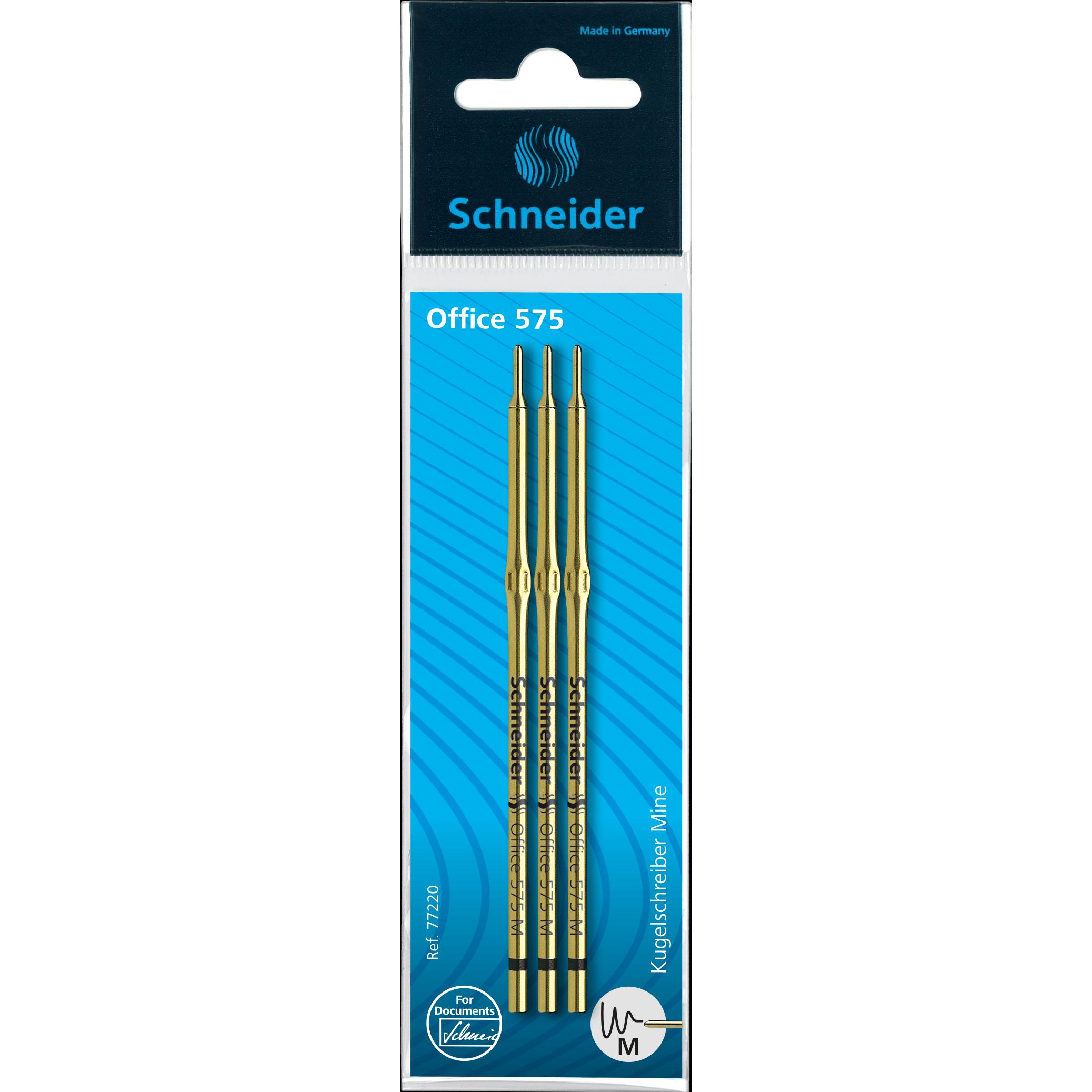 Schneider, Ersatzpatrone, Kugelschreibermine 575 M (Ersatzmine, Schwarz)