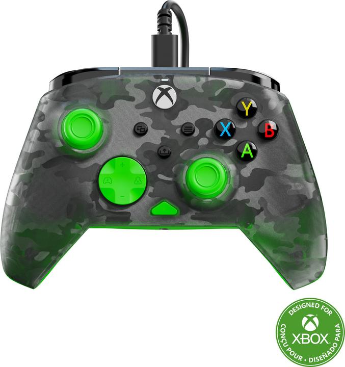 Immagine prodotto Turtle Beach Rematch Core Wired Controller · XB · Ghost Camo Black & Green (PC, Xbox Series S, Xbox Series X)