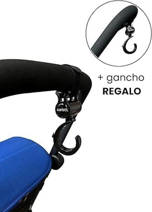 Immagine prodotto Carlett Carrello della spesa pieghevole con gancio regalo, 4 ruote, grande capacità