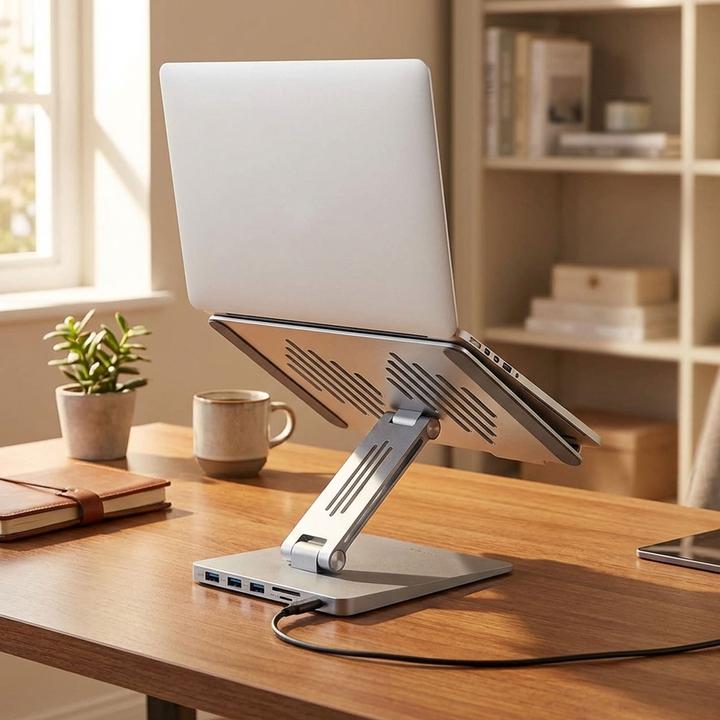 Actual product image Nedis Notebook-Ständer | Stromversorgung über USB | 17 " | Faltbar