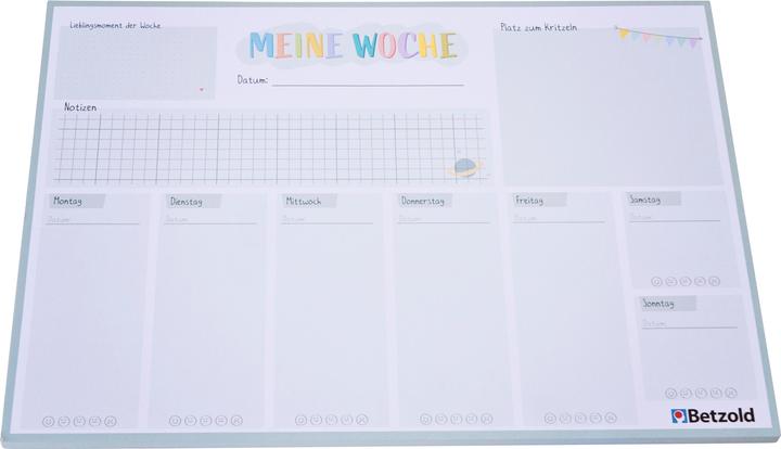 Produktbild Betzold Wochenplan-Abreissblock, DIN A4, 60 Seiten (A4)