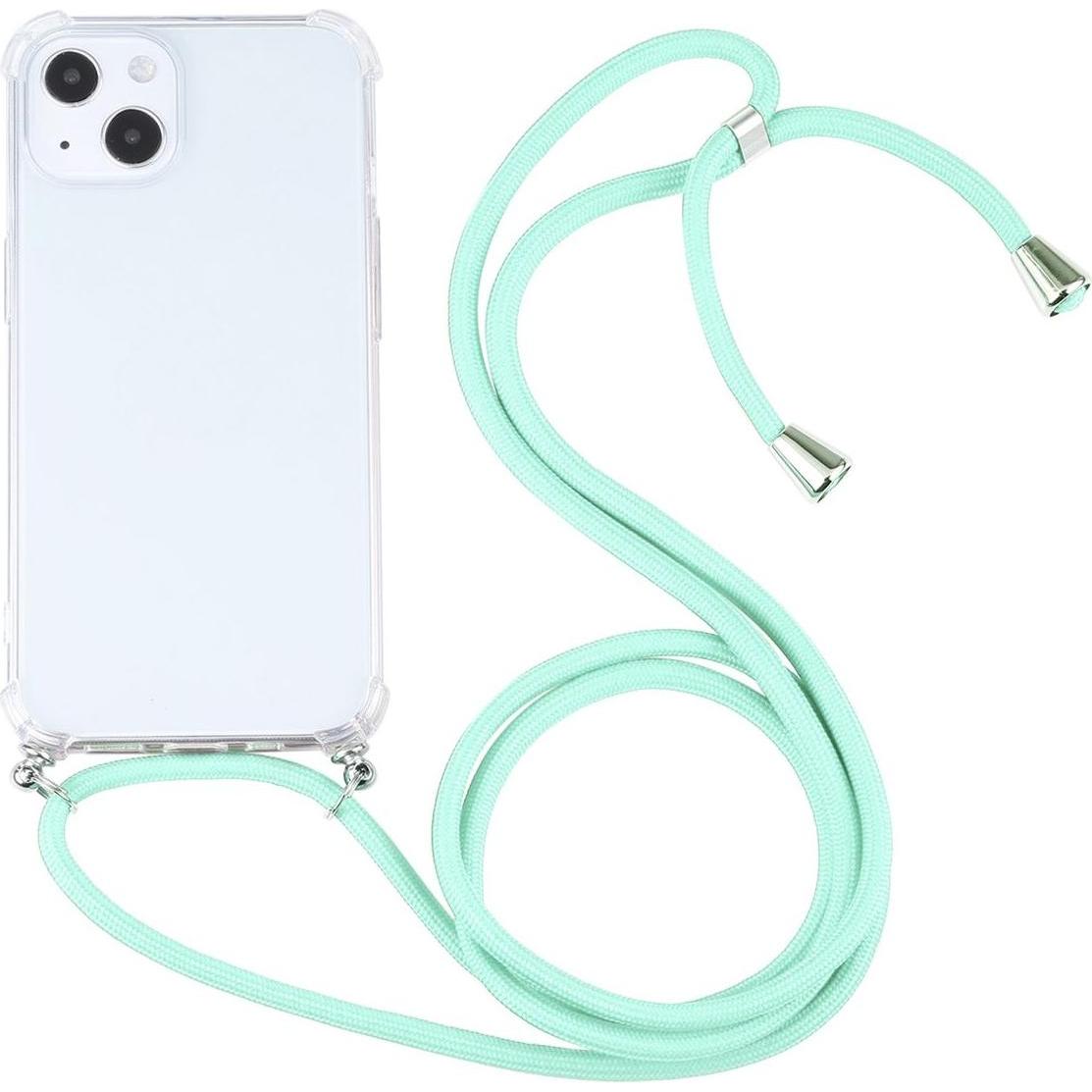 König Design Hülle Handy Schutz für Apple iPhone 13 mini Case Cover Tasche Etuis Bumper Grün, Handykette, Grün