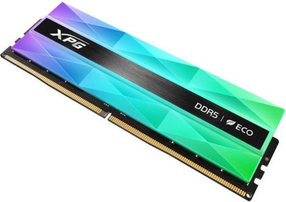 Immagine prodotto Adata DDR5 32GB 8000-38 K2 XPG Lancer Neon RGB silvergray (2 x 16GB, 8000 MHz, RAM DDR5, U-DIMM)