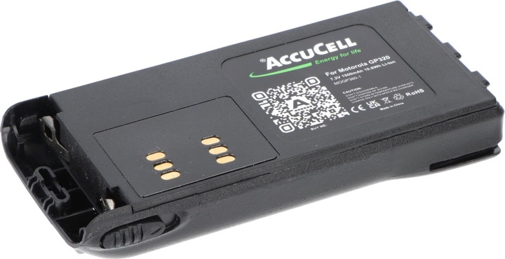 Produktbild AccuCell Akku passend für Motorola GP320, GP340, GP360, HNN9008 1300-1500mAh