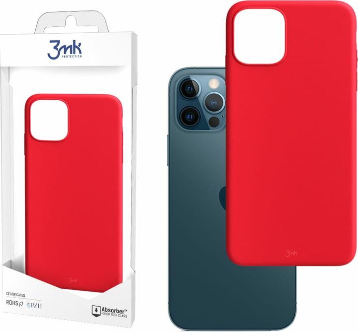Actual product image 3MK Matt Case for iPhone 12 / 12 Pro strawberry (Apple iPhone 12)