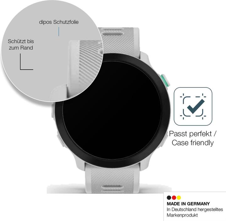 Actual product image Dipos Anti-Shock Screen Protector Matte (Garmin Forerunner 55)
