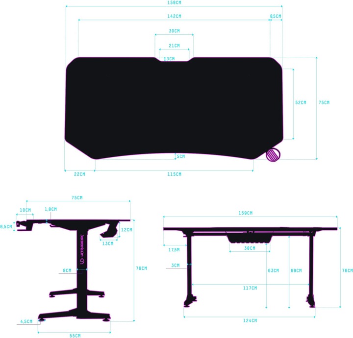 Image du produit Ultradesk Frag XXL