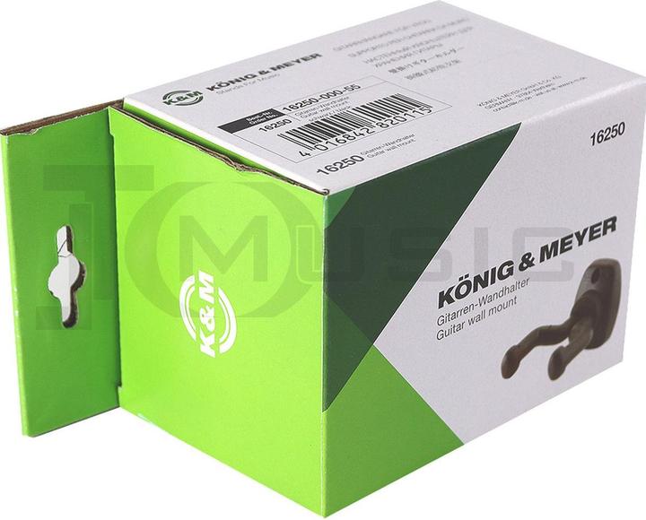 Immagine prodotto K&M Supporto da parete per chitarra (Chitarra, Chitarra elettrica, Spigola)