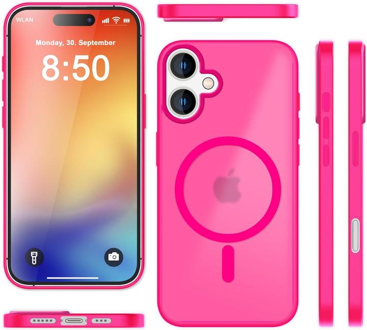 Produktbild Nalia Matte Hybrid Hülle mit MagSafe Funktion (Apple iPhone 16)