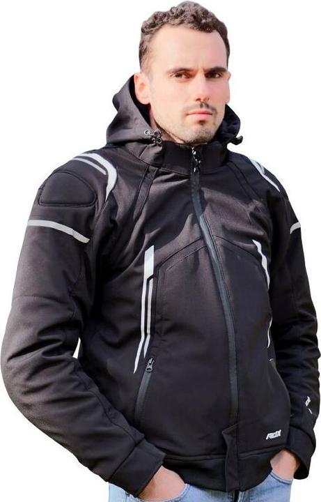 Produktbild ADX motorradjacke mit abnehmbarer kapuze (mit protektoren/ohne rückenpatte) homoogiert nf en 17092-4: 20 (Herren, L)