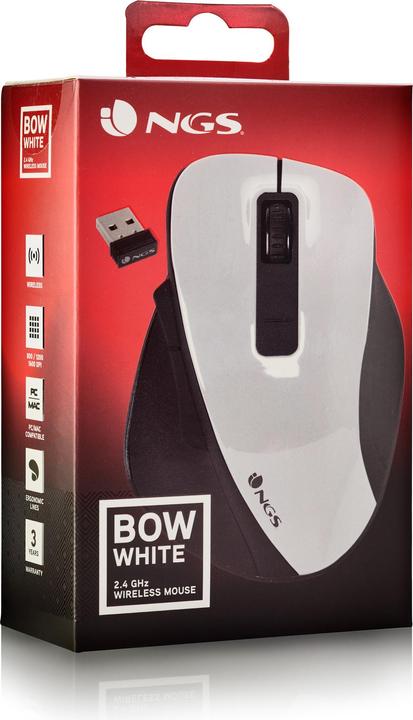 Actual product image NGS Bow white (Wireless)