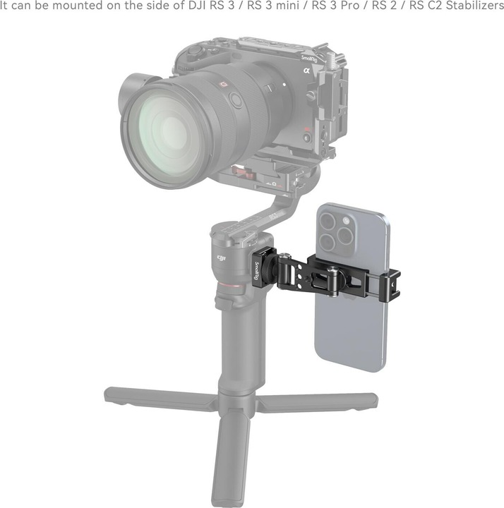 Actual product image SmallRig Cold Shoe Halterung (Gimbal mount)