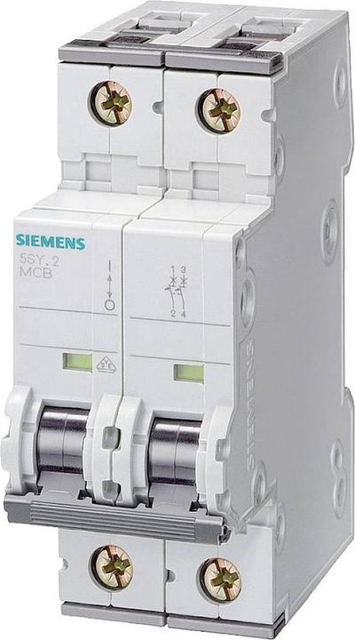 Produktbild Siemens MCB 2 Pole Type C 10kA 25A 400V
