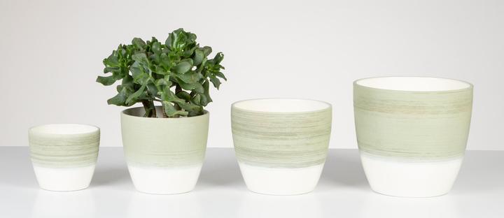 Produktbild Scheurich Blumentopf Matcha Cream 950, 16 cm, Grün, Detailfarbe (16 cm)