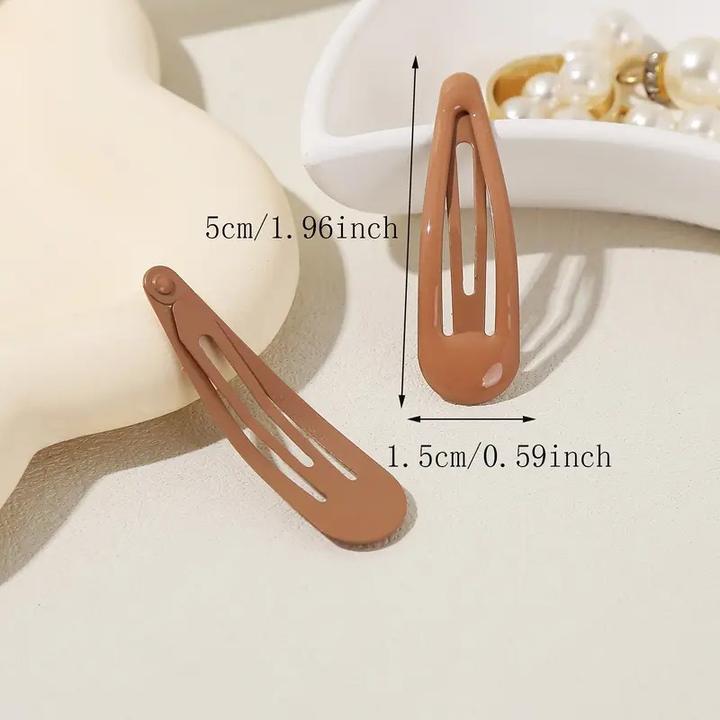 Produktbild ASMI 10 Stück Haarspangen Wassertropfenform (10 Stk.)